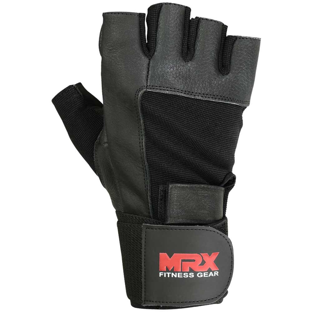 MRX Weight Lifting Gloves for Men & Women - Gym Fitness Gloves with Wrist Support for Bodybuilding, Powerlifting & Cross Training - Perfect for Weightlifting, Workout & Strength Training