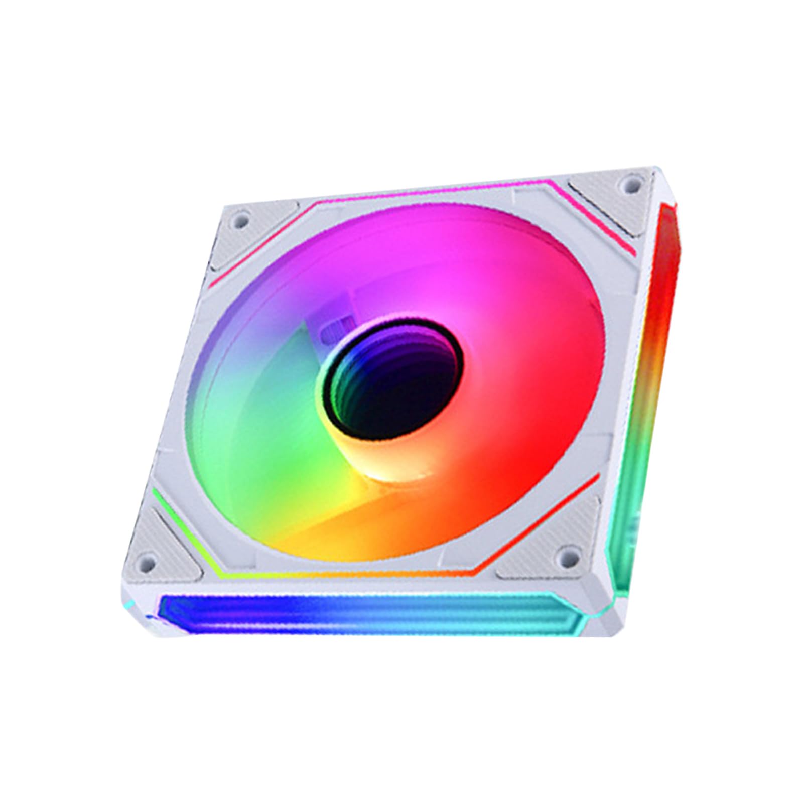 120mm ARGB PC Case Fan - 5V 3Pin Addressable RGB LED Cooling Fan for Desktop Computer, CPU Cooler & Gaming PC Build - Perfect for Case Modding, RGB Lighting Setup & System Cooling