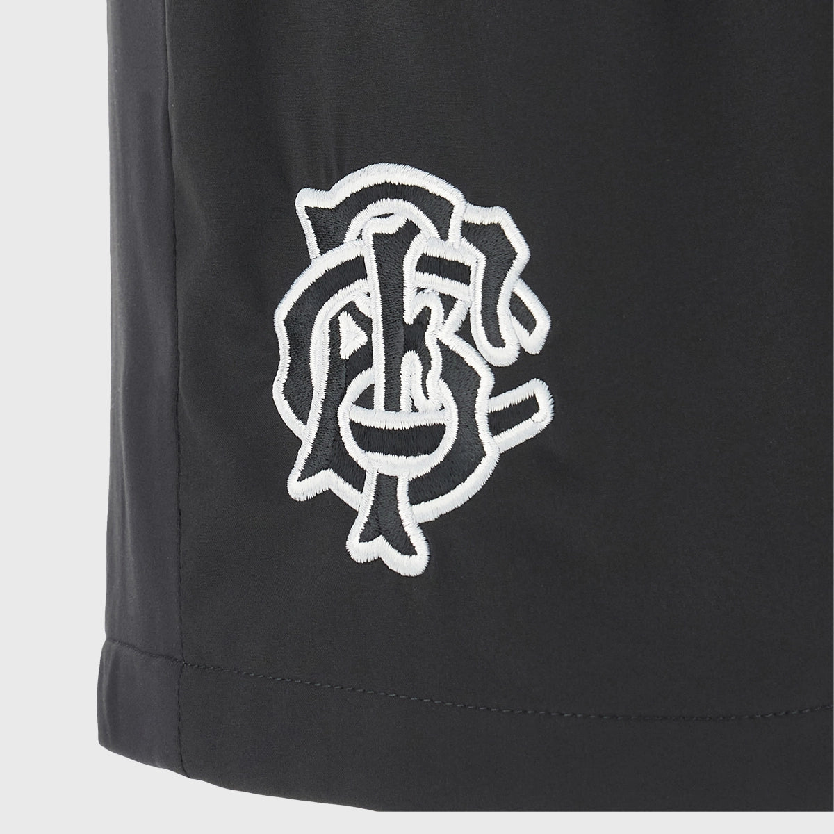 Macron Barbarians Rugby Training Bermuda Shorts - Black | Men's Athletic Shorts for Rugby, Gym & Casual Wear