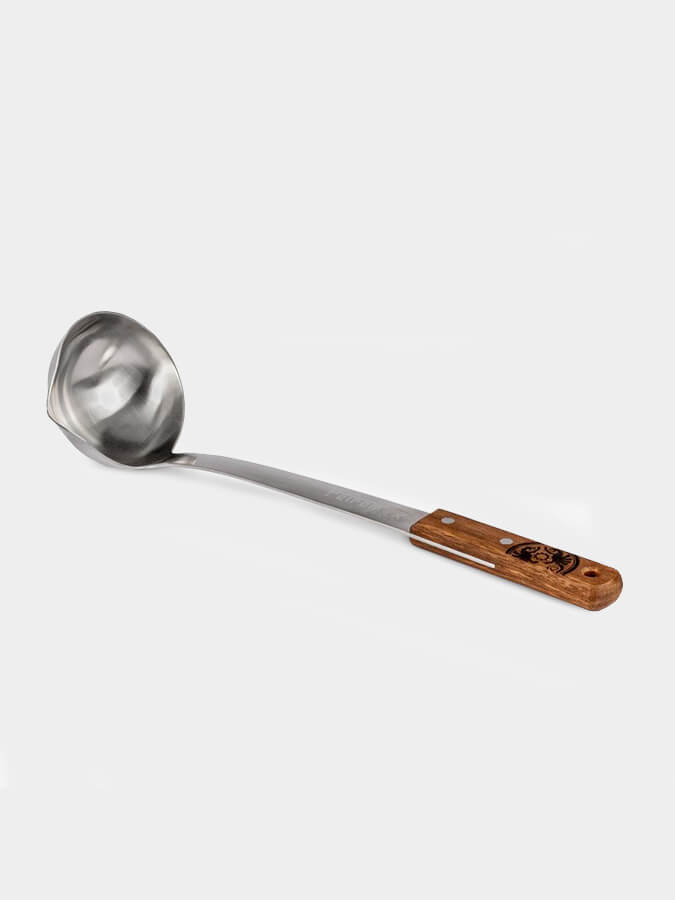 Petromax Stainless Steel Ladle - Durable Cooking Spoon for Soup, Sauce & Stew - Perfect for Camping, Kitchen & Outdoor Cooking
