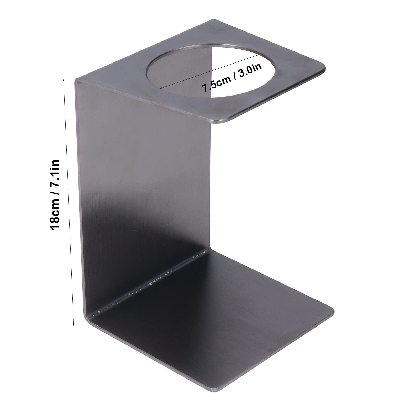 Premium Drip Coffee Stand - Pour Over Coffee Maker & Dripper Holder for Coffee Connoisseurs - Barista-Grade Coffee Accessories for Home, Office & Cafe Use (Black)