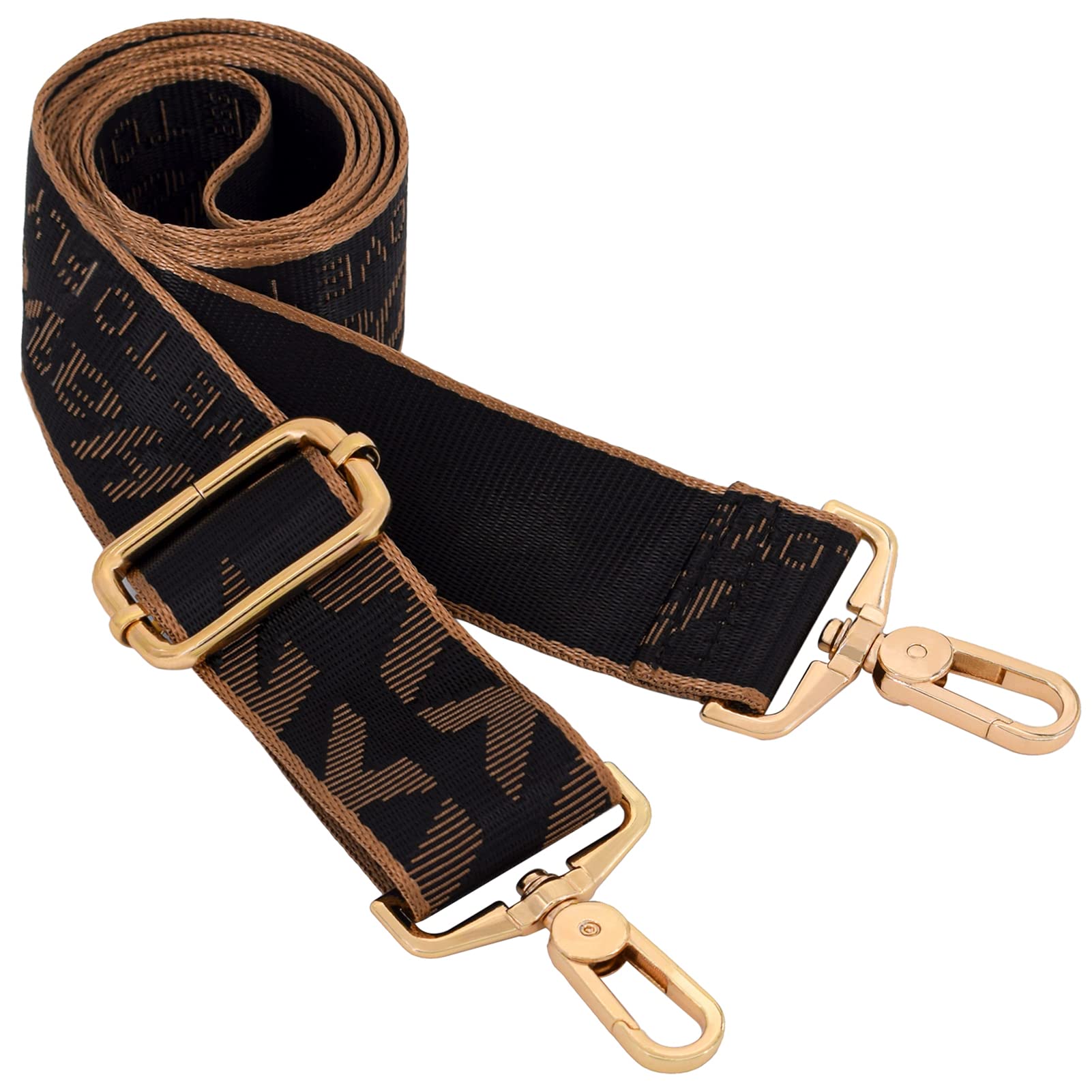 Replacement Crossbody Bag Strap with Metal Swivel Hook - Adjustable Shoulder Strap for Purses, Luggage & Guitar Cases | Perfect for Travel, Concerts & Everyday Use