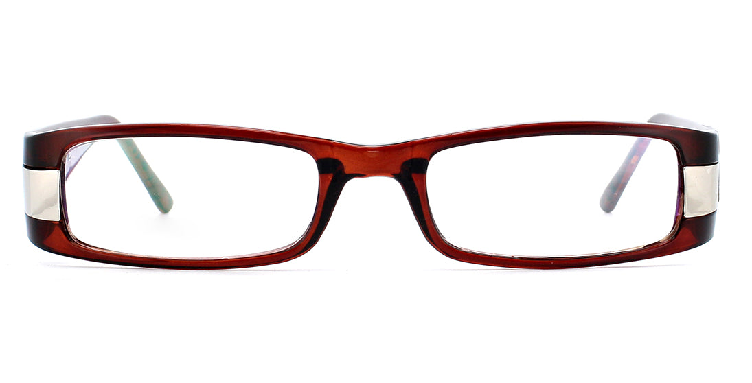 Stylish Metal and Plastic Rectangle Eyeglasses JV534 - Perfect for Reading, Work, and Fashion Accessories