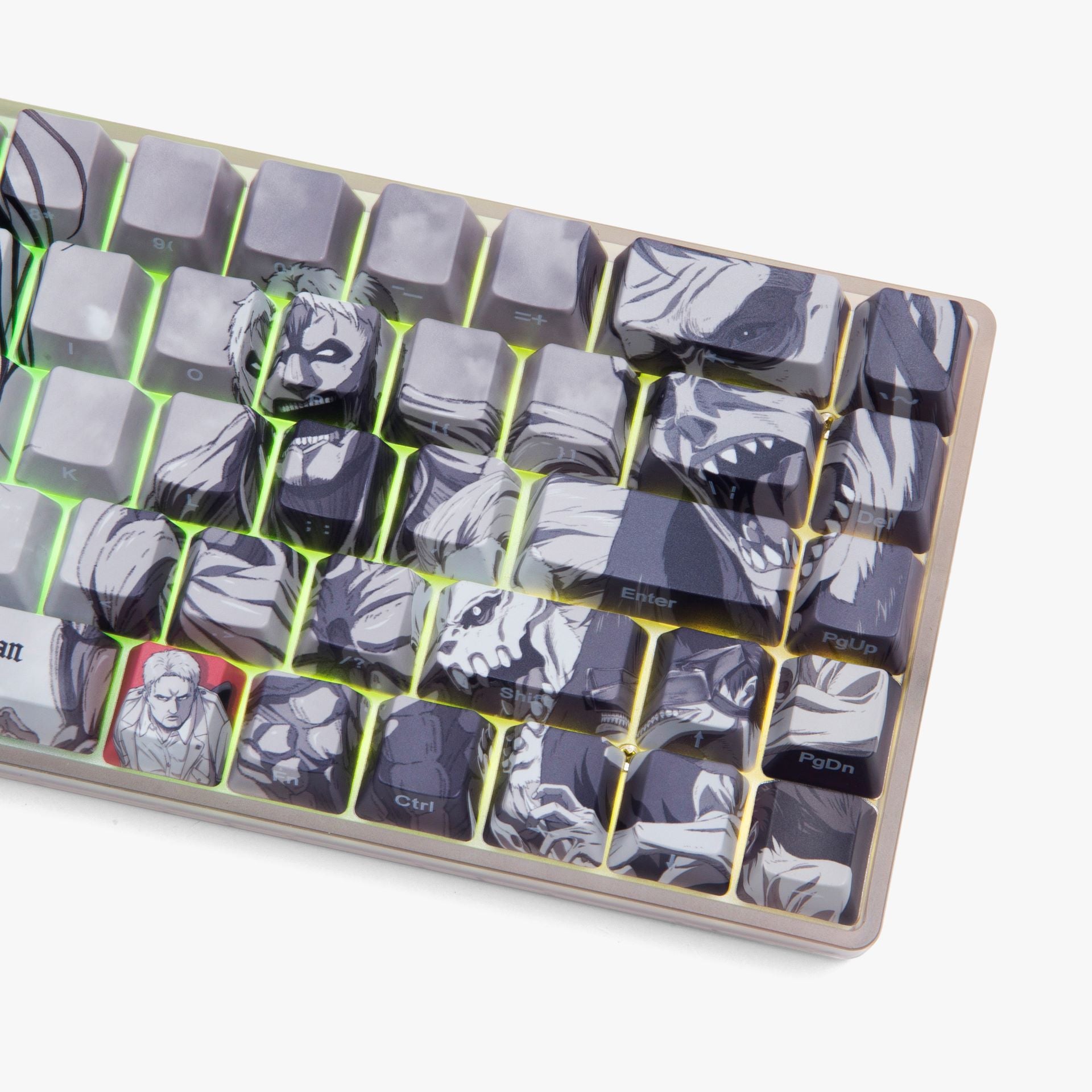 AOT2 x HG Basecamp 65% Mechanical Keyboard - EREN Edition | Compact Wired Gaming & Office Keyboard for PC, Mac | Perfect for Typing, Programming & Esports