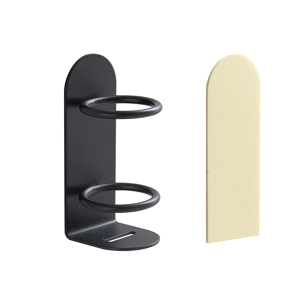 1/3pcs Self-Adhesive Electric Toothbrush Stand - Wall Mounted Toothbrush Holder, Space Saving Stainless Steel Bathroom Organizer (1pc Black) - Perfect for Small Bathrooms & Vanity Countertop Storage