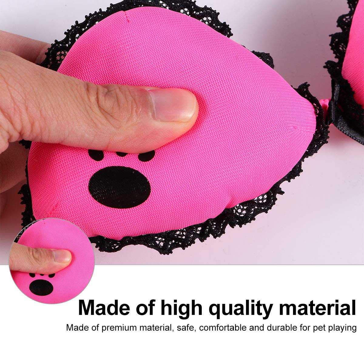 2pcs Dog Bikini Plush Toy with Squeaker & Crinkle Sound - Interactive Pet Chew Toy for Puppy Teething, Training & Play - Fun Dog & Cat Toys for Indoor/Outdoor Playtime & Bonding