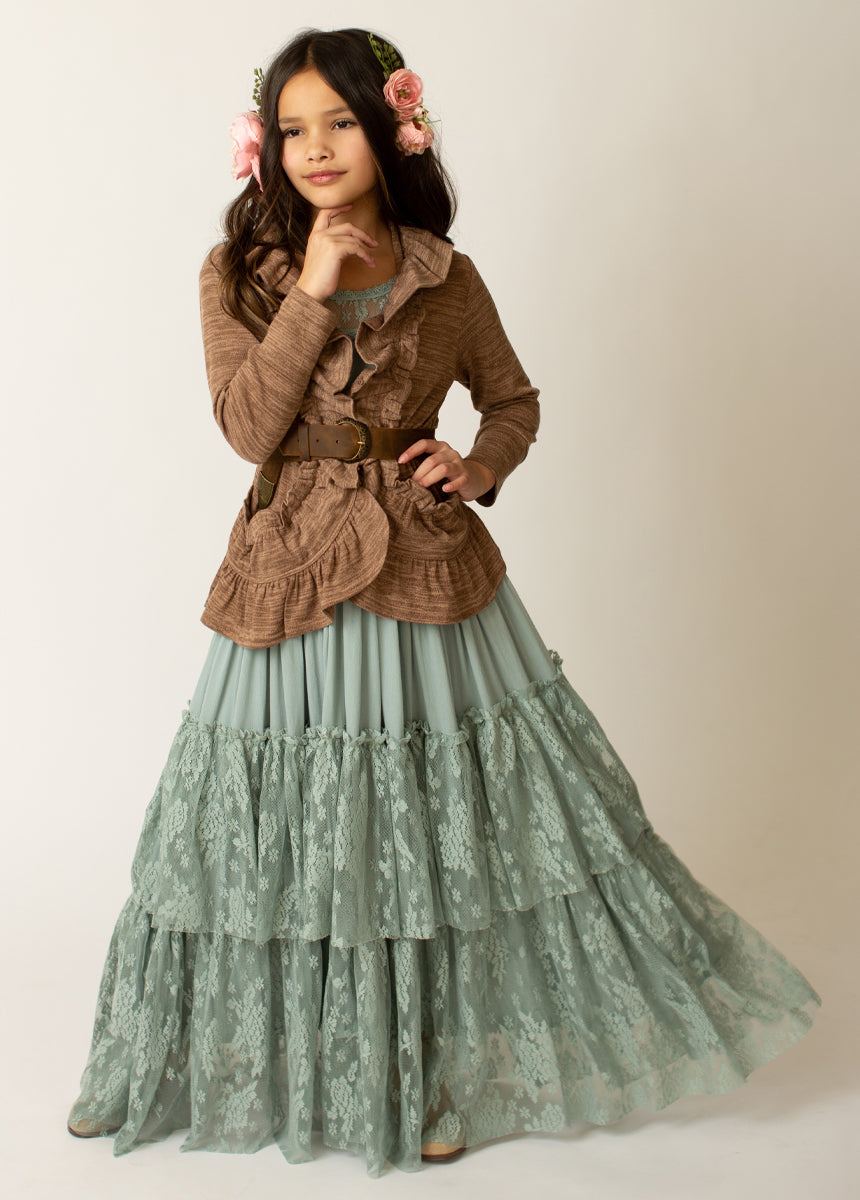 Elegant Catrin Dress in Seaglass Color - Perfect for Summer Weddings & Beach Vacations