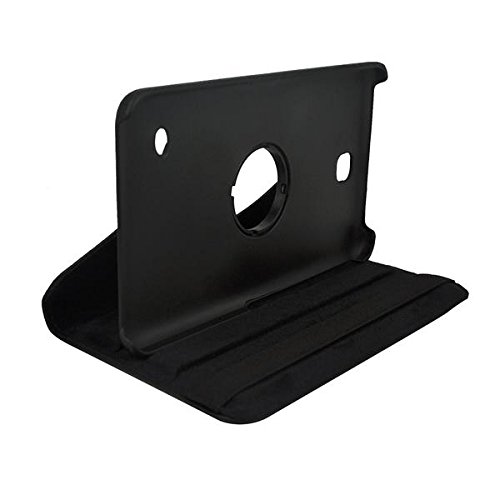 360-Degree Rotating Protective Case with Stand for Samsung Galaxy Tab 4 7-Inch - Black | Perfect for Home, Office & Travel Use (SFLY-TAB4-7-360-BLK)