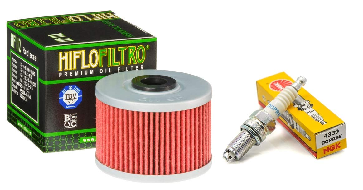 Polaris Predator Outlaw 500 ATV Oil Filter & Spark Plug Tune Up Kit - High Performance Engine Maintenance for Off-Road Adventures & Trail Riding