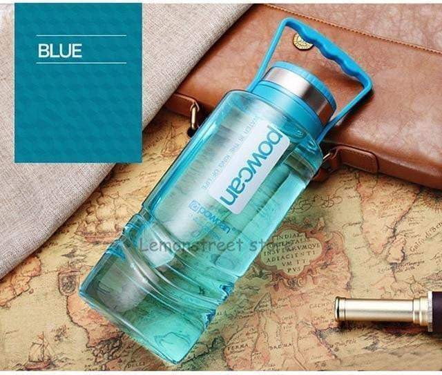 POWCAN Large Capacity Water Bottle 1000ML 1500ML 2000ML - BPA Free, Leak Proof, Sport & Outdoor Water Bottle for Hiking, Gym, Camping, and Travel