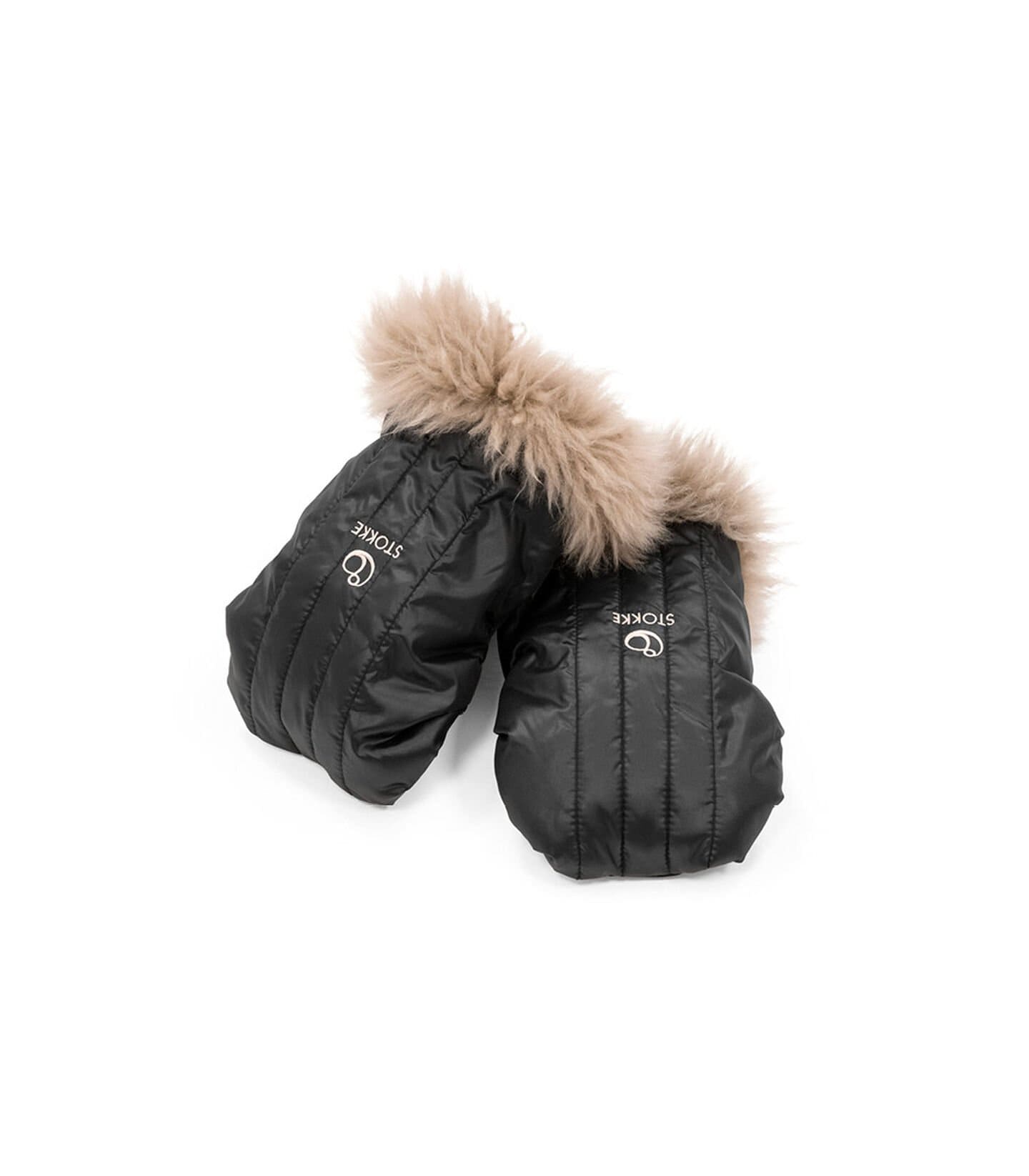 Stokke Stroller Mittens - Onyx Black Winter Gloves for Baby Stroller - Keep Hands Warm in Cold Weather for Newborns & Toddlers - Perfect for Outdoor Walks, Shopping & Travel