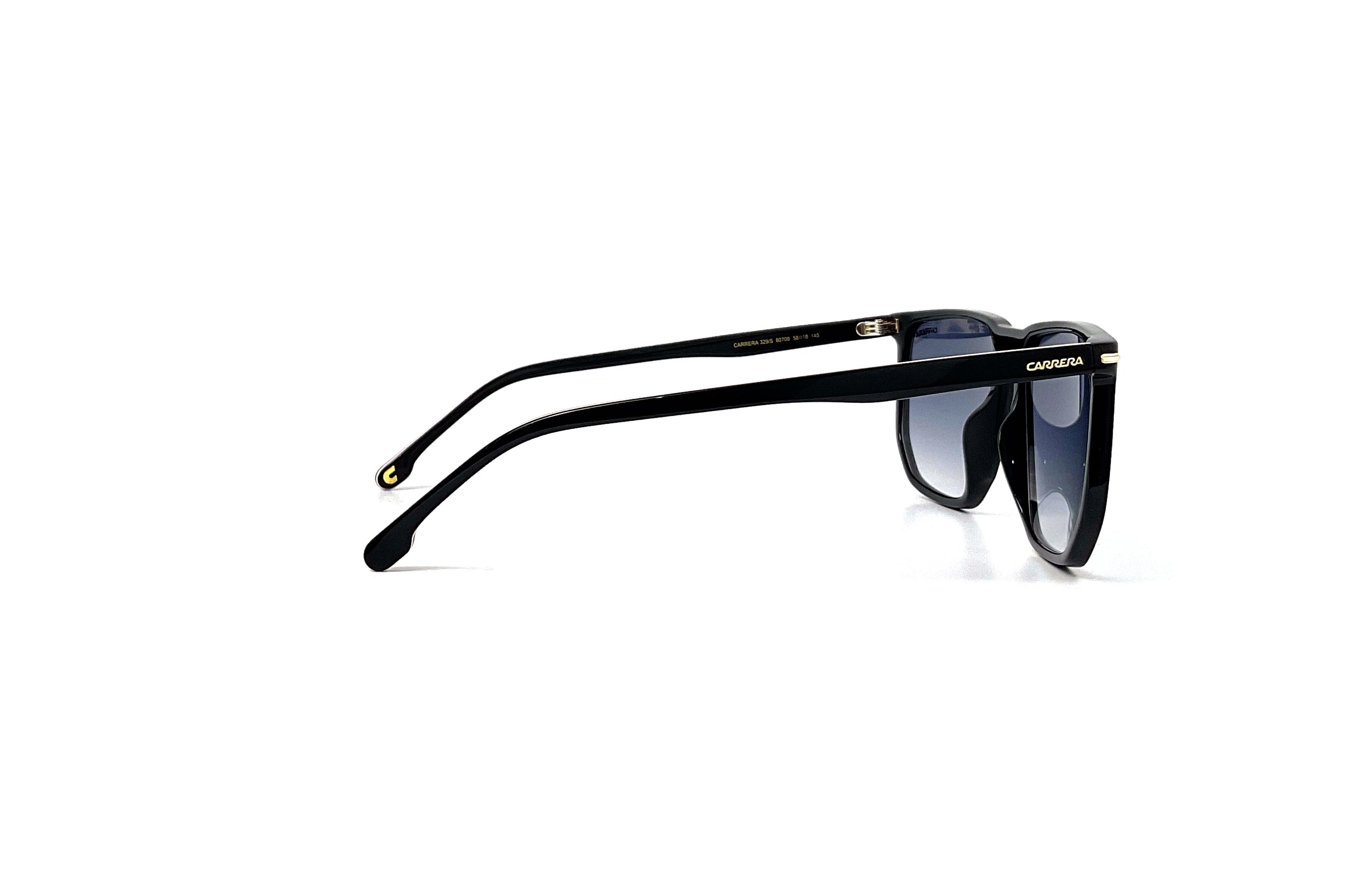 Carrera 329/S Black Sunglasses - Polarized UV Protection for Men & Women - Perfect for Driving, Running, and Outdoor Sports