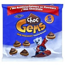 Jacobs Chocolate Gems Assorted Flavors - 5 Pack of 25g Bags (4 Units) - Premium Belgian Chocolate Snacks for Gifts, Parties & Everyday Indulgence