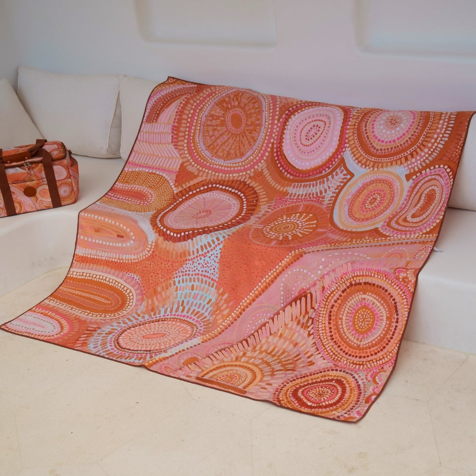 XL Pleiades Sand-Free Beach Towel - Quick Dry, Ultra Absorbent & Lightweight - Perfect for Pool, Beach, Travel & Outdoor Activities