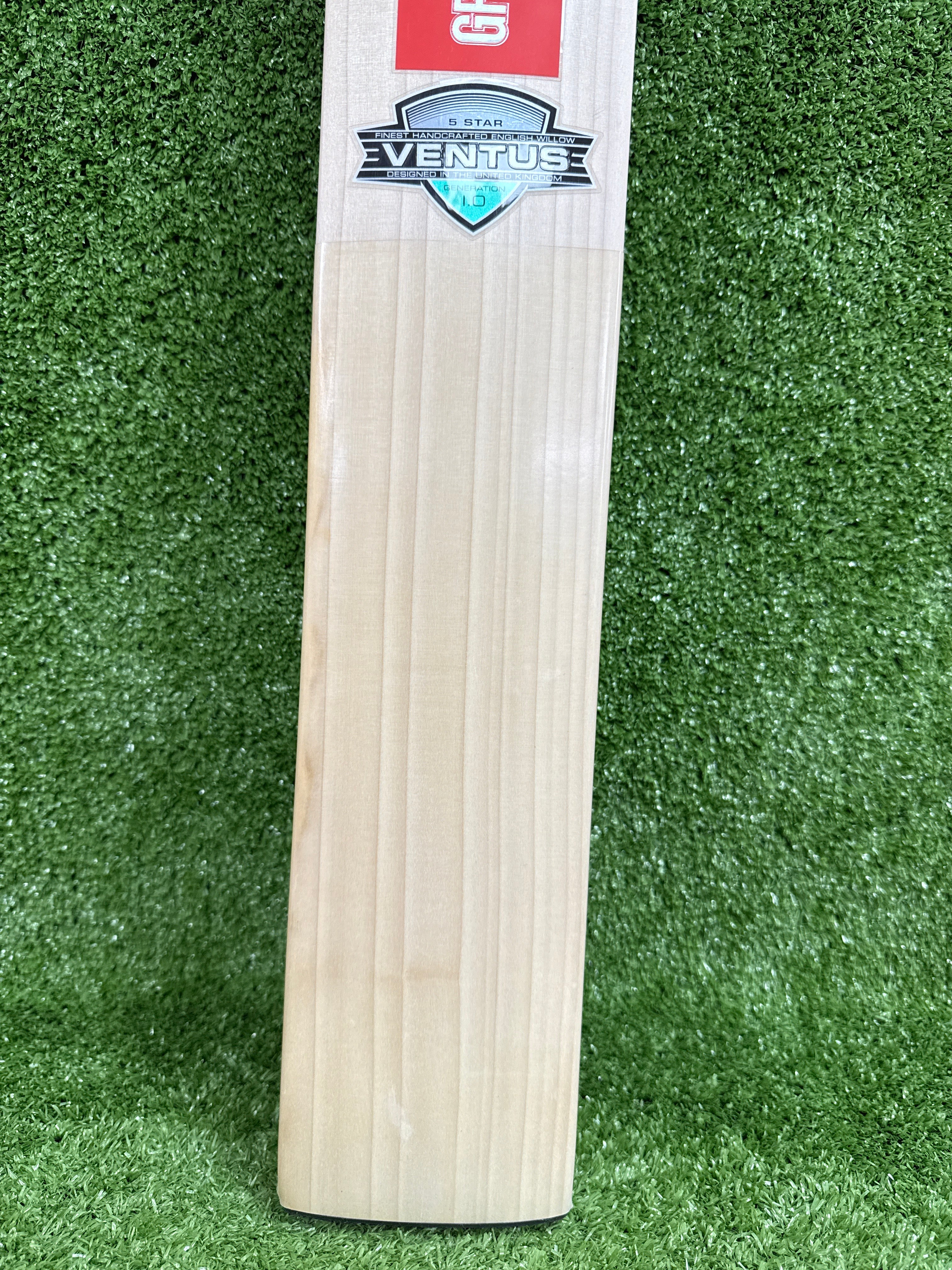 Gray Nicolls Ventus Gen 1.0 5 Star English Willow Cricket Bat for Adults - Perfect for Professional Matches & Training Sessions