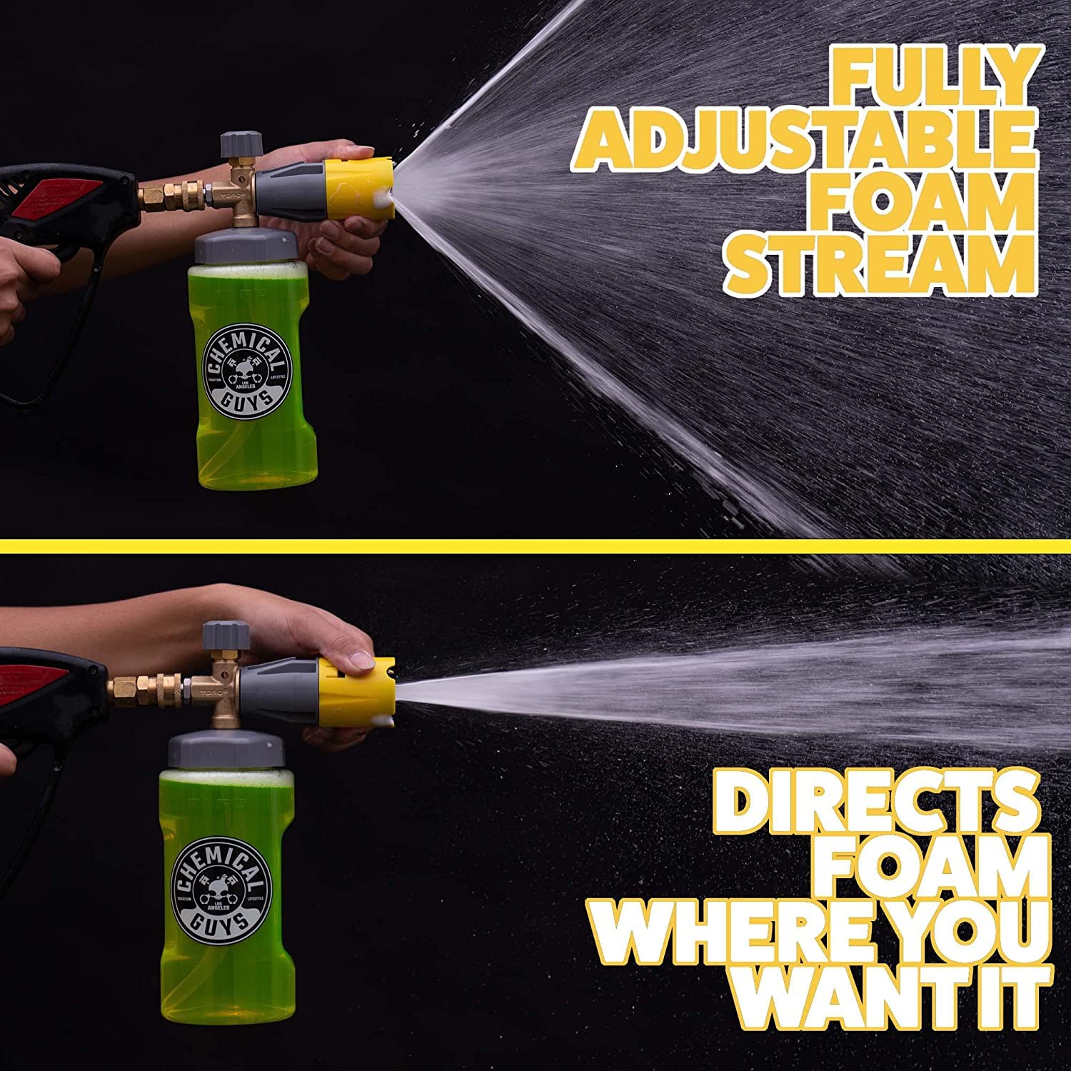 Chemical Guys HOL363 16-Piece Ceramic Car Wash & Protection Kit with Foam Cannon, Bucket & 6 Cleaning Chemicals – Pressure Washer Compatible – Perfect for Detailing, Waxing & Long-Term Paint Protection