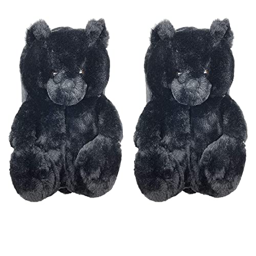 Soft Plush Teddy Bear Slippers - Cozy Winter Warm House Shoes for Women & Men | Ultimate Comfort for Indoor, Lounge & Gift Giving