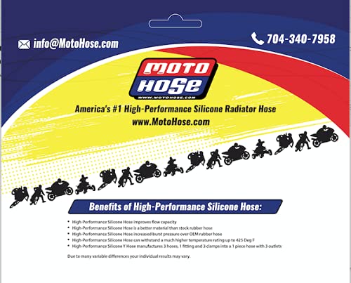 #1 Best Silicone Radiator Hose for YZ250 YZ 250 1998-2001 - High Performance Blue Coolant Hose | Perfect for Off-Road Racing & Motorcycle Maintenance