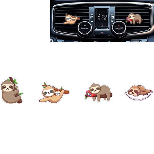 Sloth Car Air Freshener Clips
