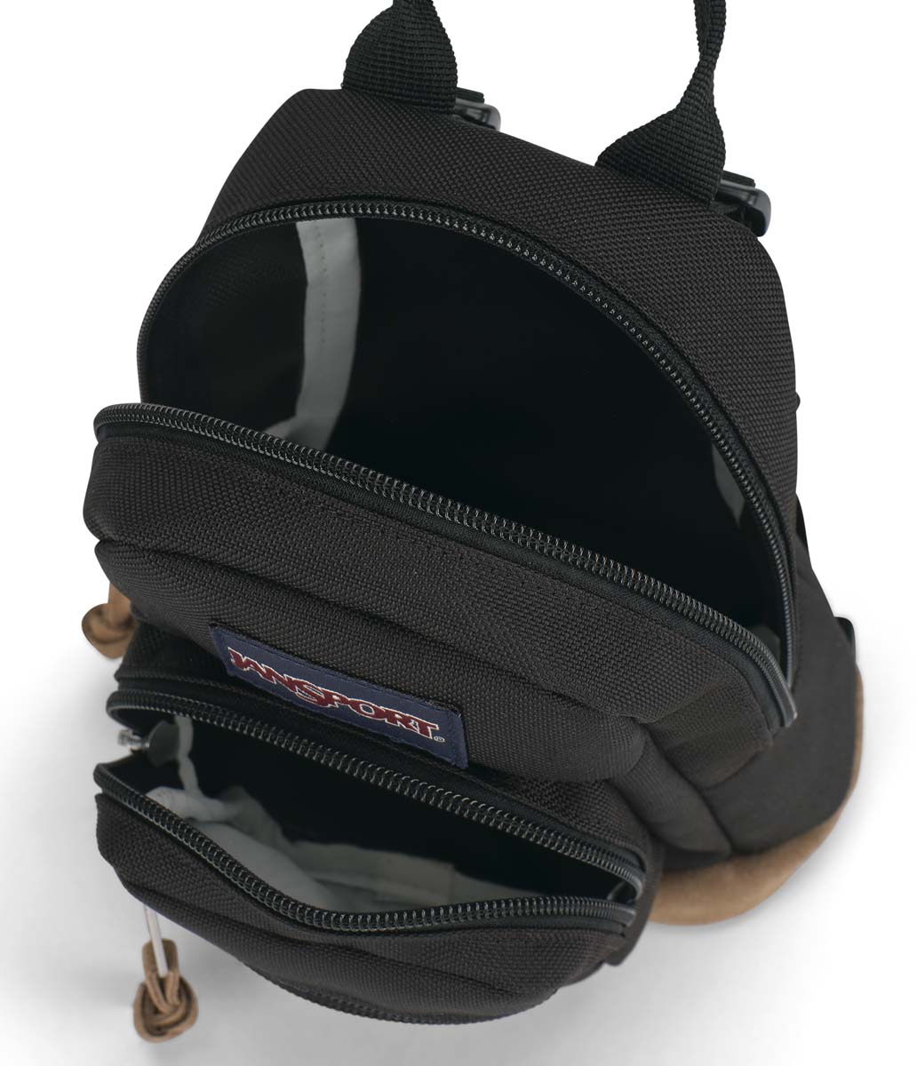 JanSport Right Pack Mini Backpack - Lightweight School & Travel Daypack for Women & Men, Water-Resistant Black Backpack for College, Work, Hiking & Everyday Use