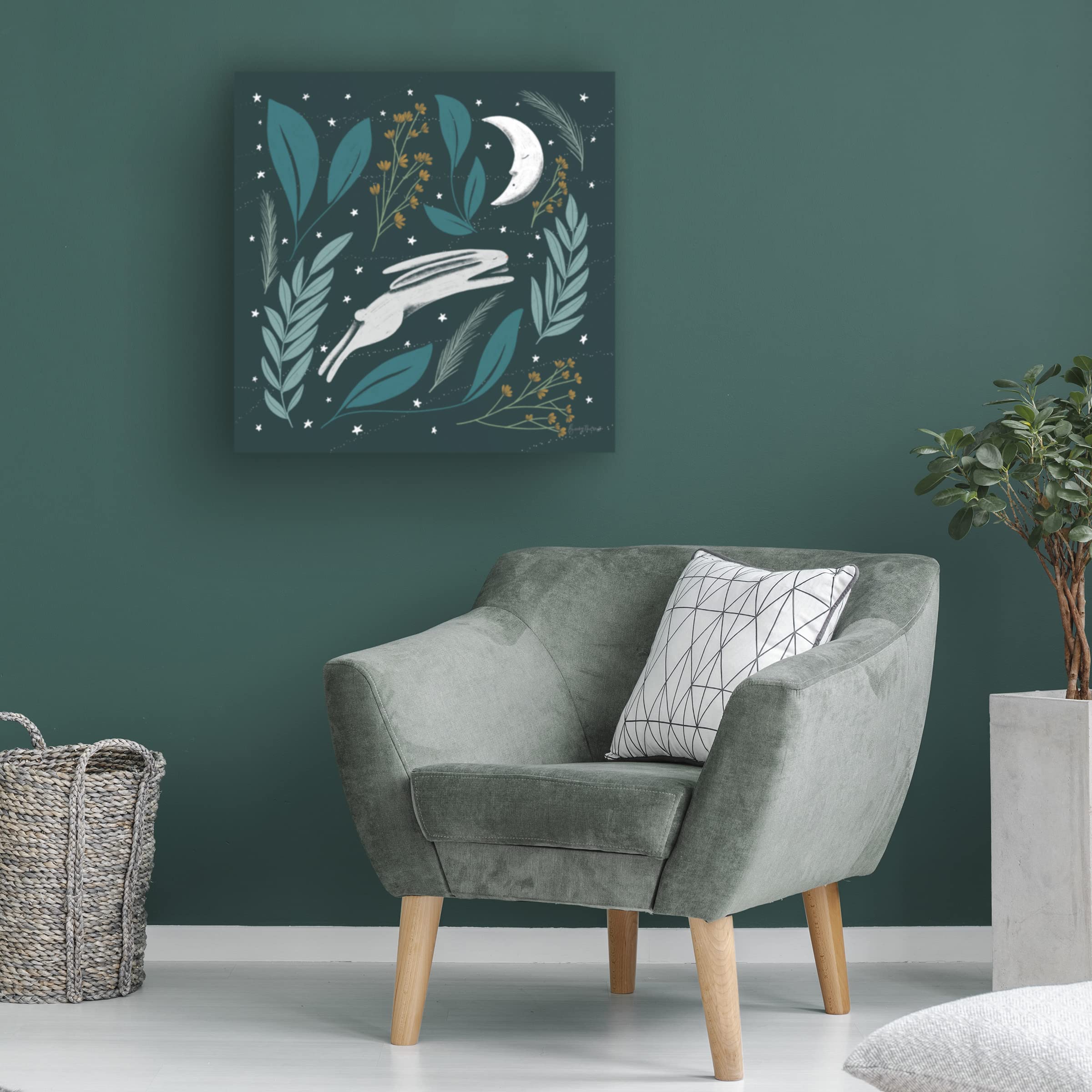 Trademark Fine Art 'Homage to Frida Pattern IIIA' Canvas Wall Art by Farida Zaman - Vibrant Mexican-Inspired Painting for Living Room, Bedroom & Office Decor