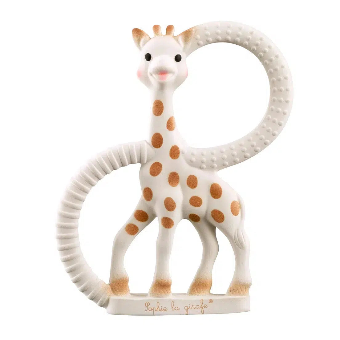 Sophie La Giraffe So'Pure Vanilla Teething Toy for Babies - Natural Rubber Pacifier for Soothing Sore Gums | Perfect for Newborns & Infants | BPA-Free & Safe for Chewing | Ideal for Home, Travel & Daycare Use
