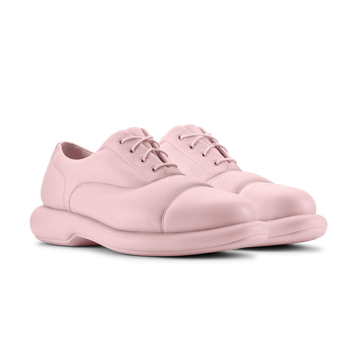 Martine Rose Women's CUR Oxford 1 Light Pink Leather Shoes - Comfortable & Stylish for Work, Casual Wear & Everyday Outfits
