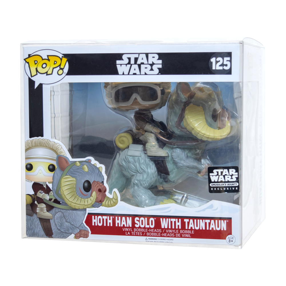 Star Wars Han Solo with Tauntaun & Yu-Gi-Oh! Dragons PopShield Protector - Perfect for Collectible Display and Card Game Protection
