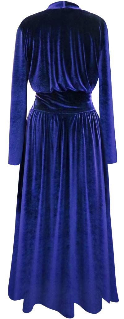 Sanctuarie Designs Plus Size Flattering Retro Velvet Starlet Robe with Attached Belt - Elegant Loungewear for Women, Perfect for Spa Days, Bridal Parties & Cozy Nights at Home
