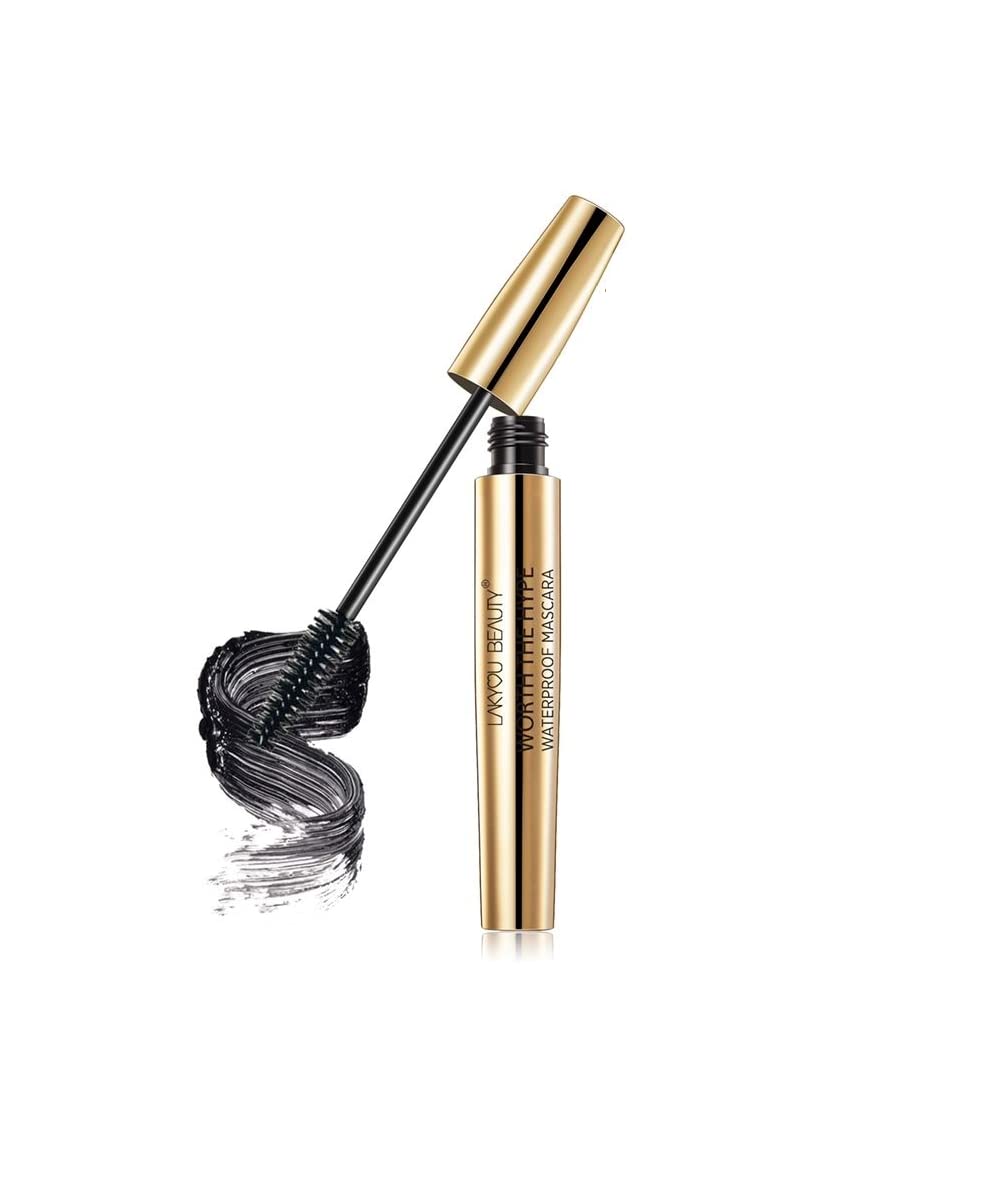 FLENGO Waterproof Mascara 10ML - Long Lasting, Smudge Proof & Volumizing for Dramatic Lashes | Perfect for Swimming, Workouts & Special Occasions