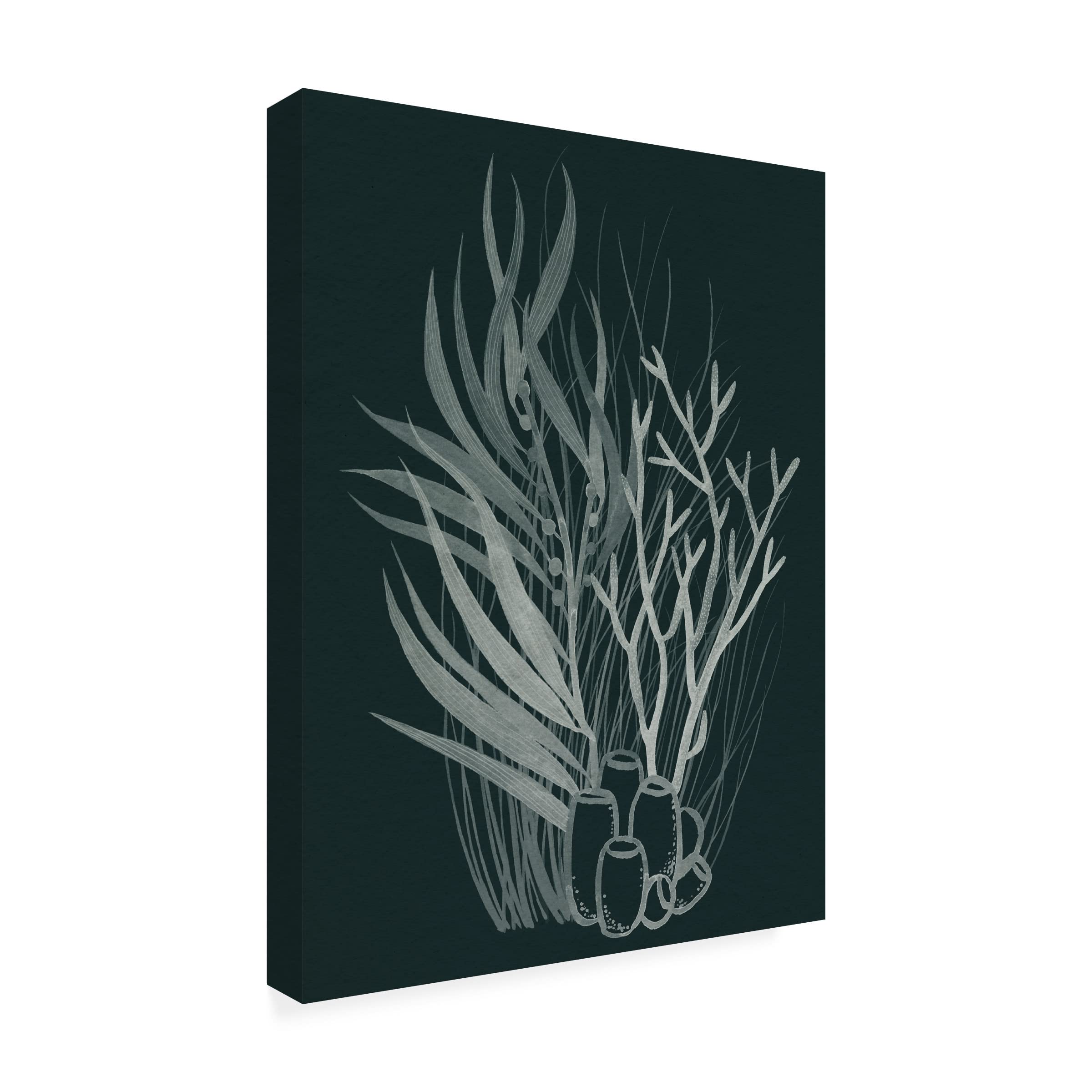 Grace Popp Underwater Bouquet I Canvas Wall Art Print - Modern Floral Home Decor for Living Room, Bedroom & Office