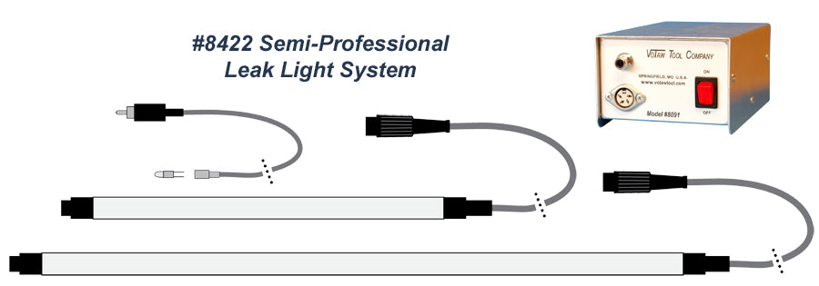 SEMI PRO Professional Leak Detection Light System - Water Leak Detector for Plumbing, HVAC & Automotive Use - Ideal for Home, Workshop & Emergency Repairs