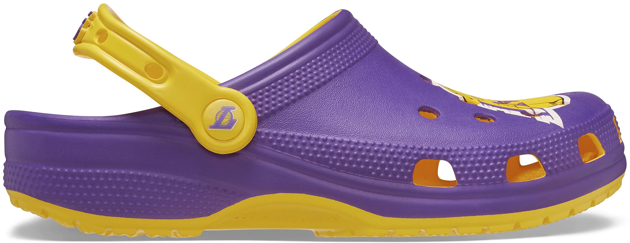 Crocs Unisex Adult NBA Los Angeles Lakers Classic Clog - Comfortable Slip-On Shoes for Men & Women | Perfect for Casual Wear, Sports Fans, and Home Use