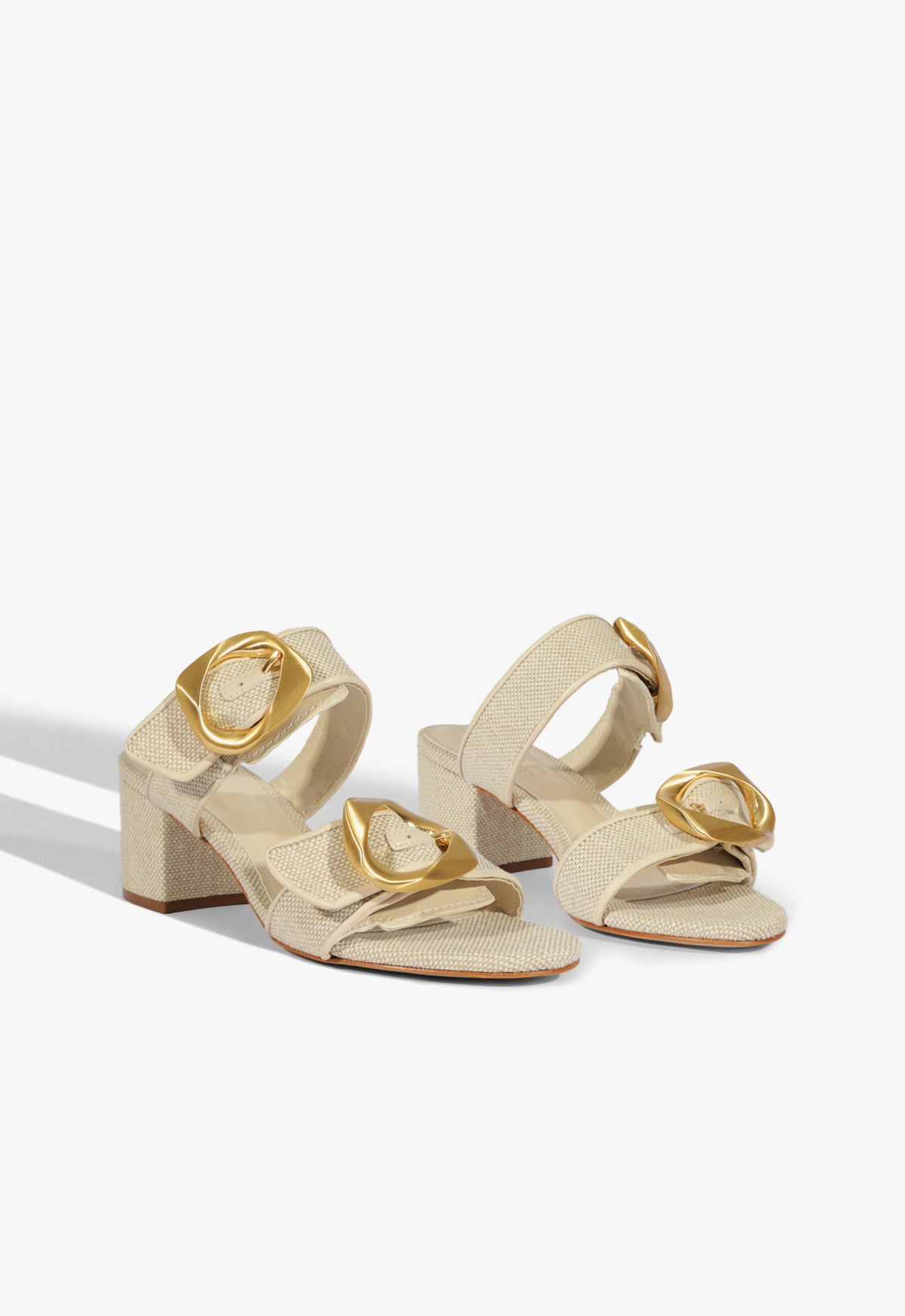 Olga Deluxe Nappa Leather Sandals - Women's Low Heel Comfortable Casual Shoes (S2000108620001) | Perfect for Summer Outings, Beach Vacations & Everyday Wear