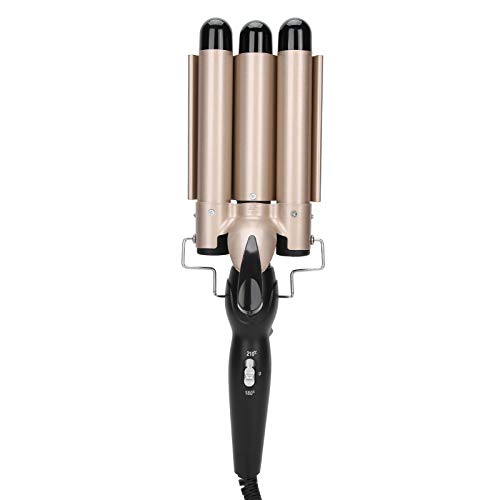 Professional Hair Waver & Curling Iron - Golden (FDA Approved) for Beach Waves, Wedding Styling & Everyday Glamour