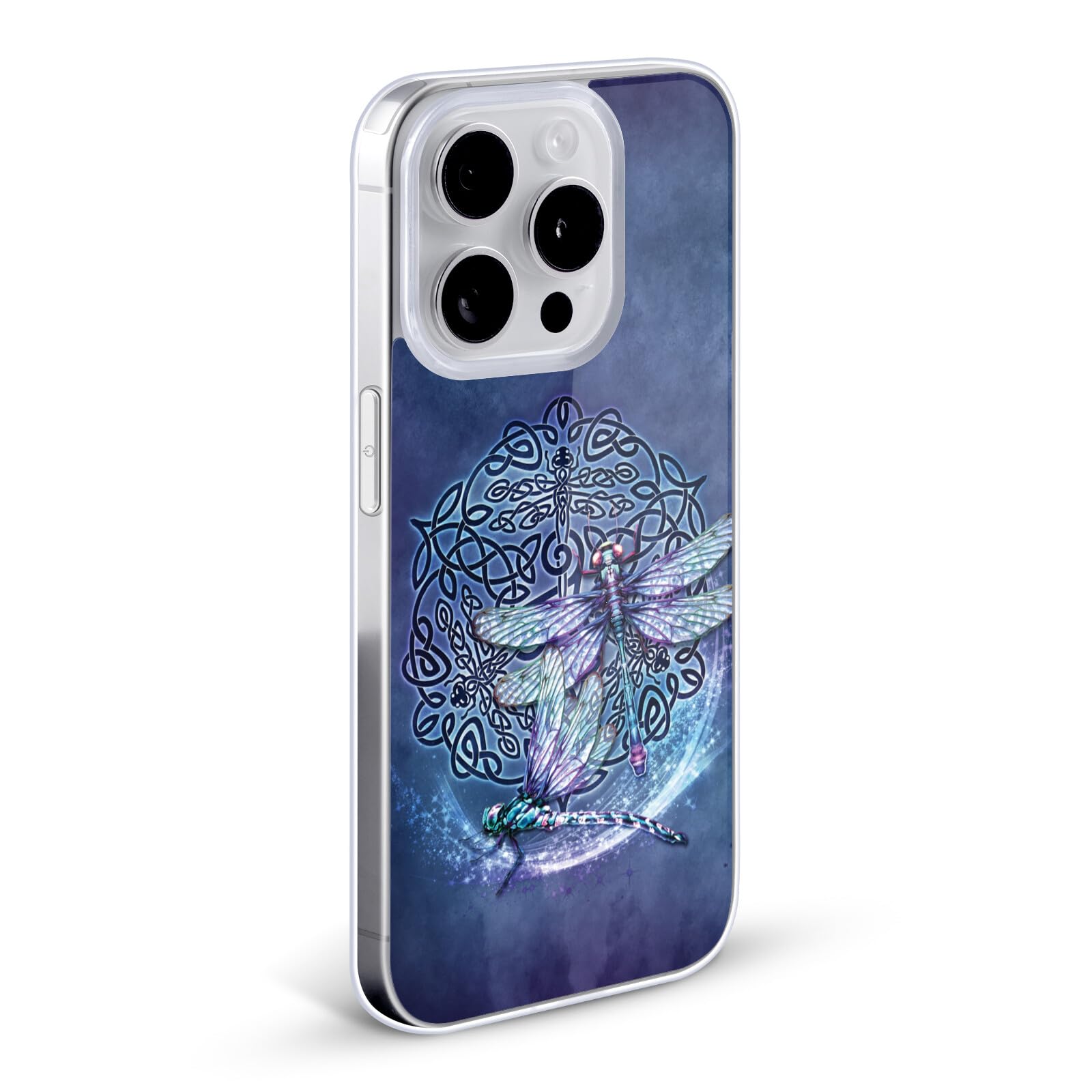 Officially Licensed Brigid Ashwood Dragonfly Celtic Wisdom Soft Gel Case for Apple iPhone 11 - Protective Phone Cover with Artistic Design, Perfect for Nature Lovers & Celtic Culture Enthusiasts