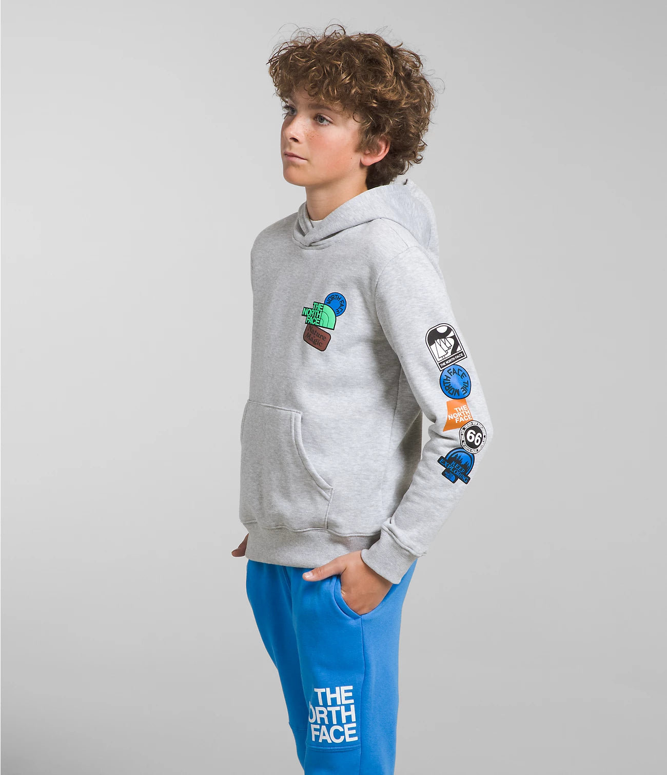 Boys' Camp Fleece Pullover Hoodie - Cozy Winter Wear for Outdoor Activities & Casual Style | NF0A82SW