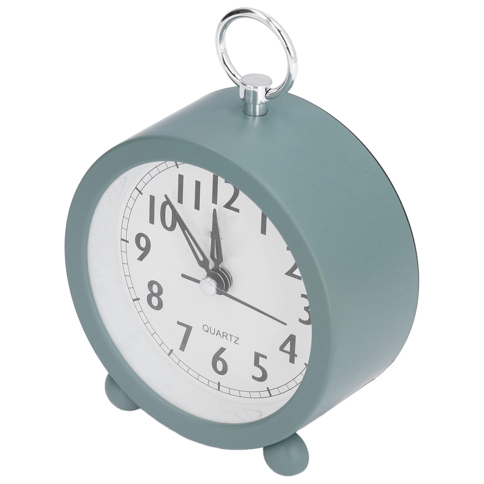 EBTOOLS Analog Alarm Clock - Mediterranean Style, Loud Alarm, Silent Ticking, Non-Radiative - Perfect for Kids & Students | Bedroom, Office, Dorm Room Essential