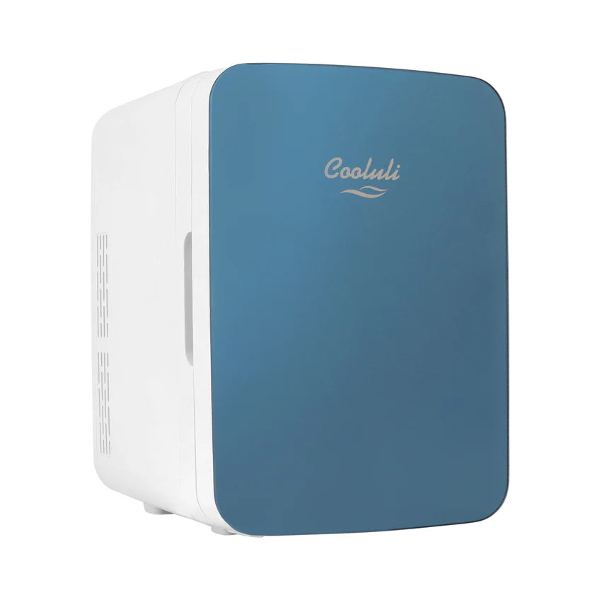 Cooluli Infinity 10L Mini Cosmetic Fridge - Portable Skincare Fridge for Makeup, Perfume & Beauty Products - Perfect for Bedroom, Office & Travel Use