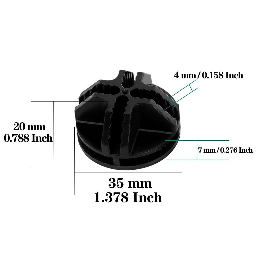40Pcs Black Wire Cube Connectors - Plastic Storage Cube Organizer Connectors for Modular Closet, Wire Shelving & DIY Storage Systems | Perfect for Home Organization, Garage Shelving & Closet Storage Solutions