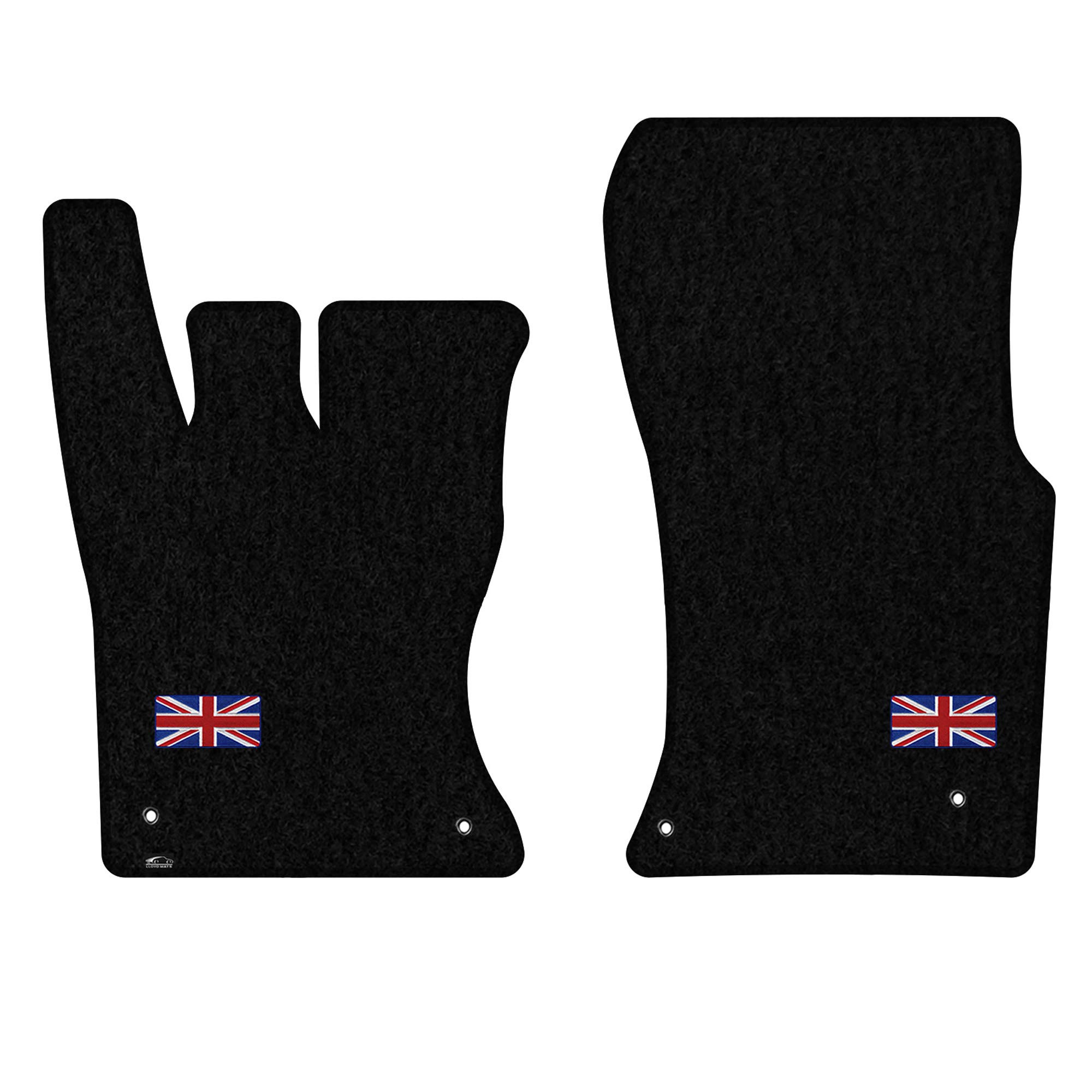 Premium Custom-Fit Carpeted Floor Mats for Jaguar XF Sportbrake (2016-Present) - Luxury Car Floor Liners, 2-Piece Front Set in Black | All-Weather Protection & Enhanced Interior Style