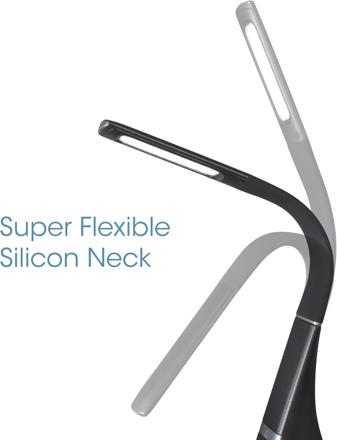 OttLite Rechargeable LED Desk Lamp with ClearSun Technology - Portable, Dimmable & Flexible Gooseneck for Home Office, Reading, Study - USB-C Rechargeable Battery Task Light for Travel, College Dorms & Nightstand Use