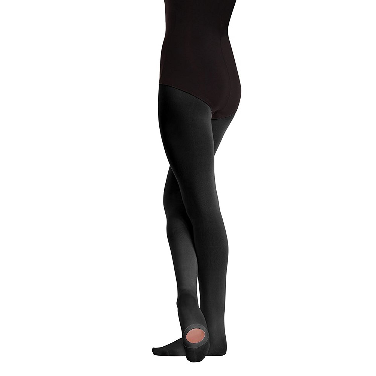 Body Wrappers Women's Convertible Dance Tights Style A81 - Seamless Ballet & Yoga Tights for Dance Class, Performance & Workout - Comfortable Stretch Fabric for Ballerinas & Dancers