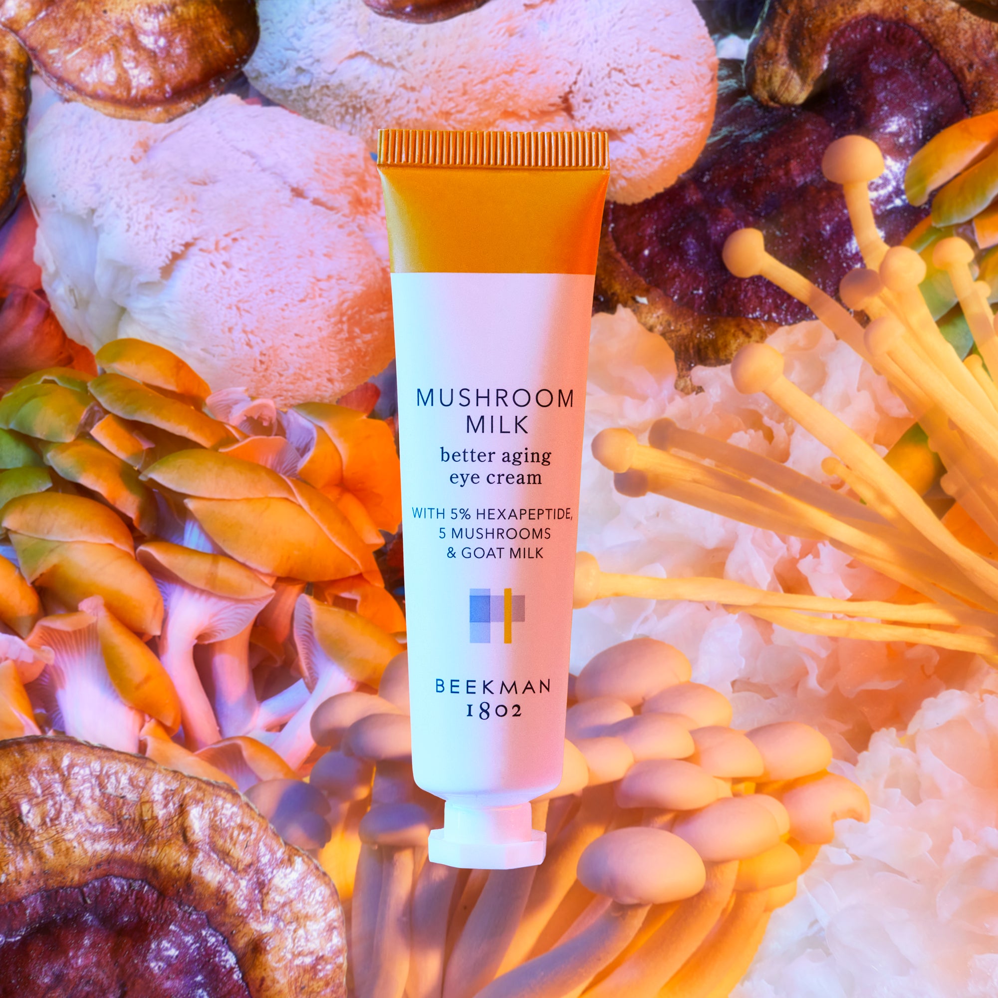 Best Anti-Aging Mushroom Milk Eye Cream for Dark Circles & Wrinkles - Hydrating & Firming Treatment for Day & Night Use