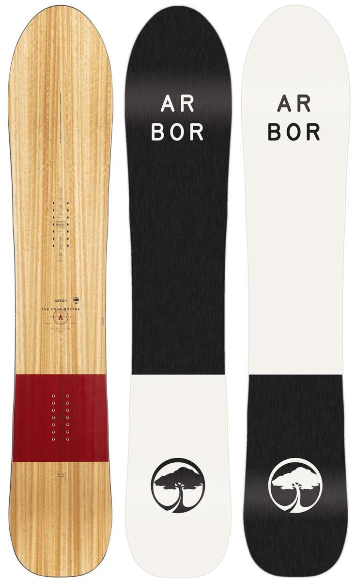 **Arbor Costa Nostra Snowboard 2023 - Premium All-Mountain Freestyle Snowboard for Men & Women - Perfect for Powder, Park & Backcountry Riding**