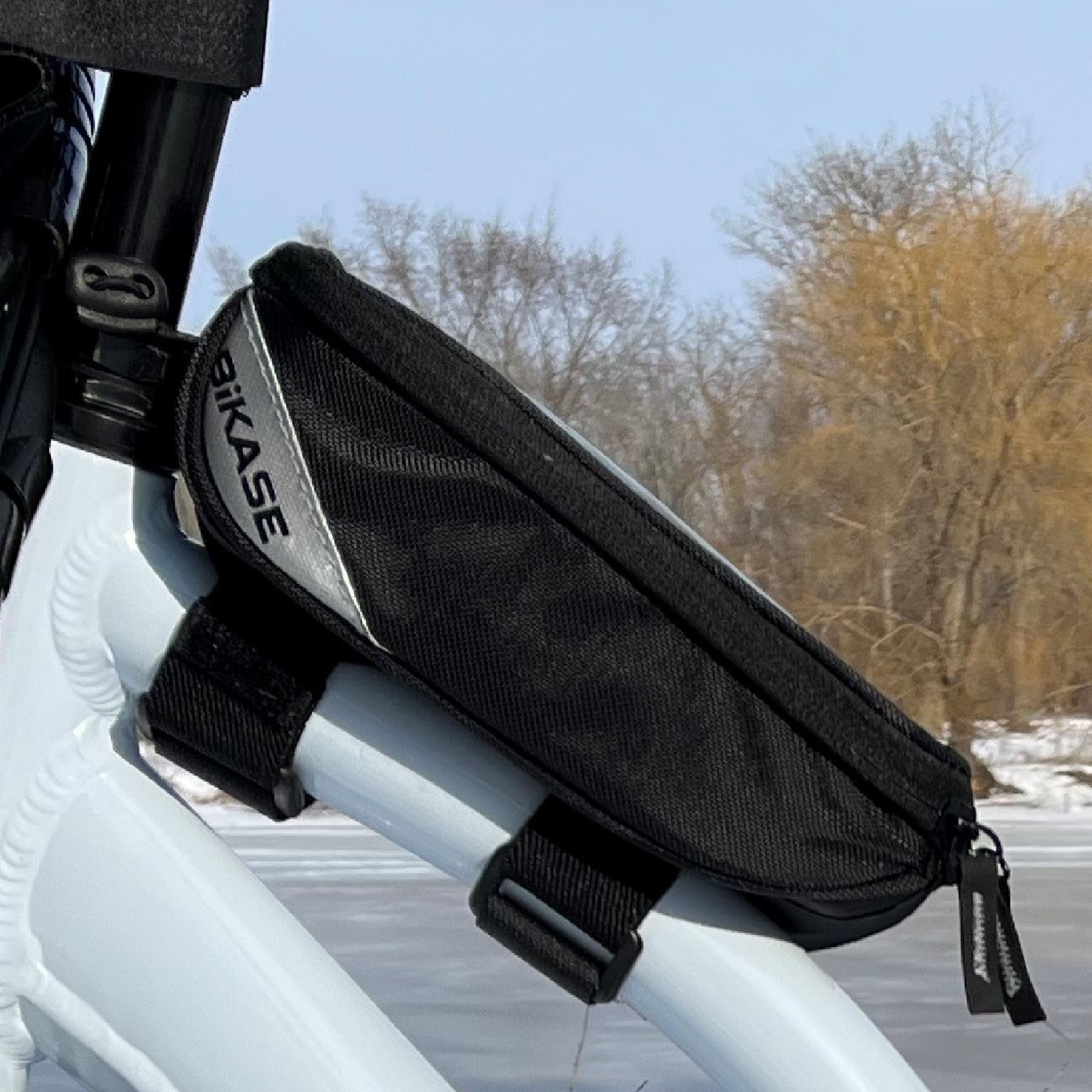 BiKase Beetle 6 Universal E-Bike Phone Case - Waterproof 840D Nylon Bicycle Phone Mount Holder for iPhone 15/14/13/12 Series & Samsung Galaxy - Touchscreen-Compatible with Secure Strap System - Perfect for Cycling, Commuting & Outdoor Adventures
