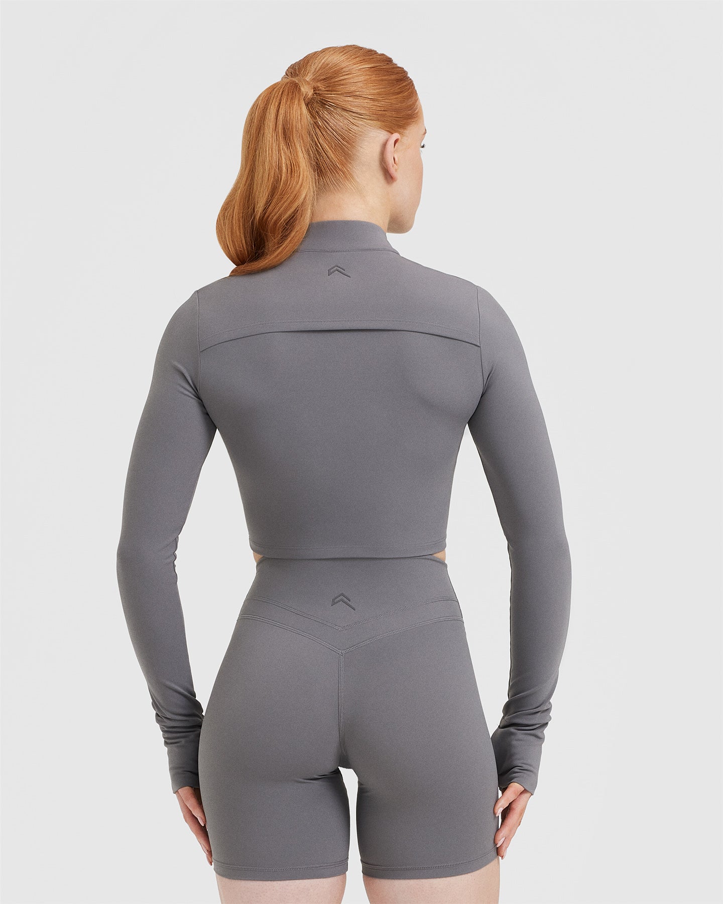 Unified Crop Jacket for Women - Stylish Ash Grey Lightweight Outerwear | Perfect for Spring, Fall & Casual Outings