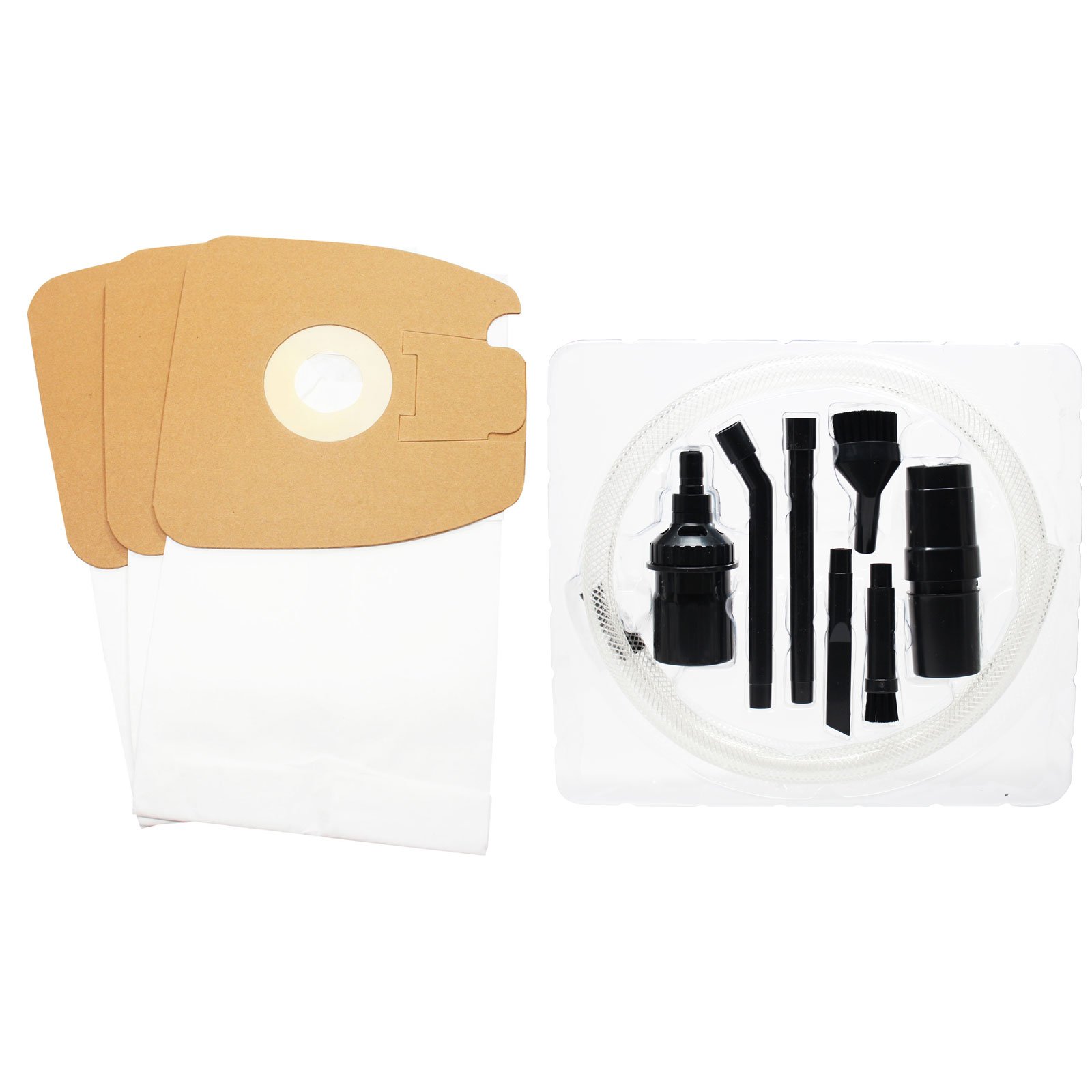 Upstart Battery 9 Replacement Vacuum Bags for Eureka Mighty Mite 3672B - 3-Pack (3 Bags per Pack) with 7-Piece Micro Vacuum Attachment Kit - Compatible with Eureka Style MM - Perfect for Home Cleaning, Pet Hair Removal & Car Detailing