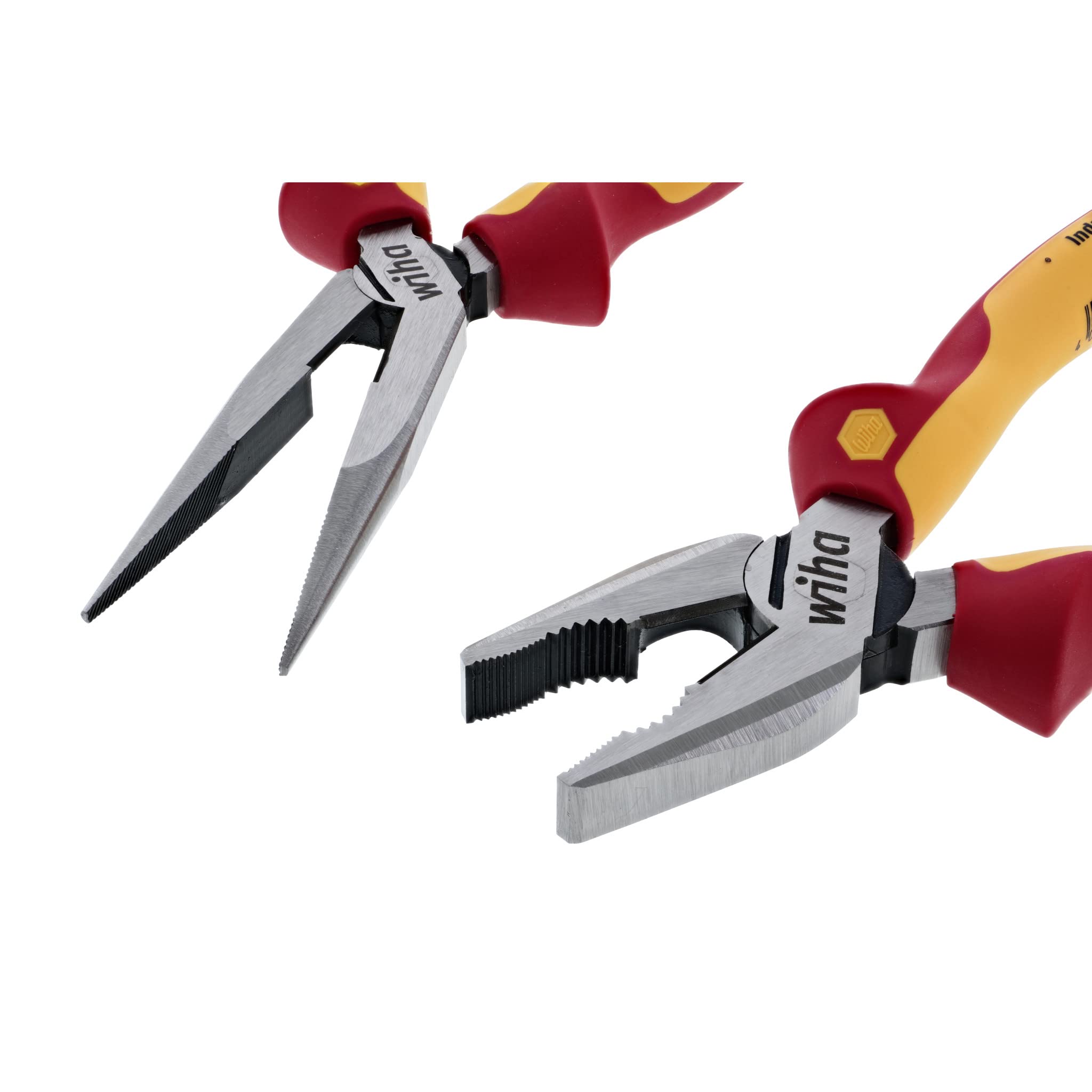 Wiha 32984 6-Piece Insulated Industrial Pliers & Screwdriver Set - Heavy Duty Electrical Tools for Electricians & DIY Home Repairs