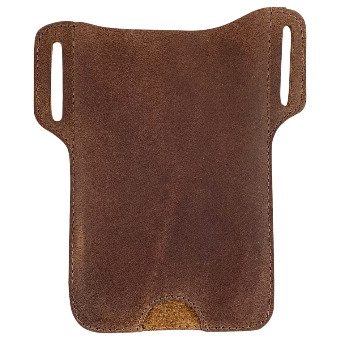Hide & Drink Premium Full Grain Leather Tactical Case for iPhone 13 Pro Max & iPhone 14 Pro Max - Handmade Bourbon Brown - Perfect for Outdoor Adventures, Travel & Everyday Protection